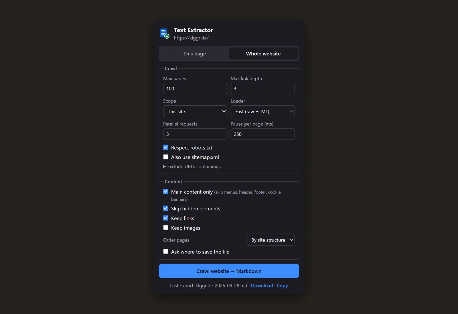 Text Extractor — Visual 1